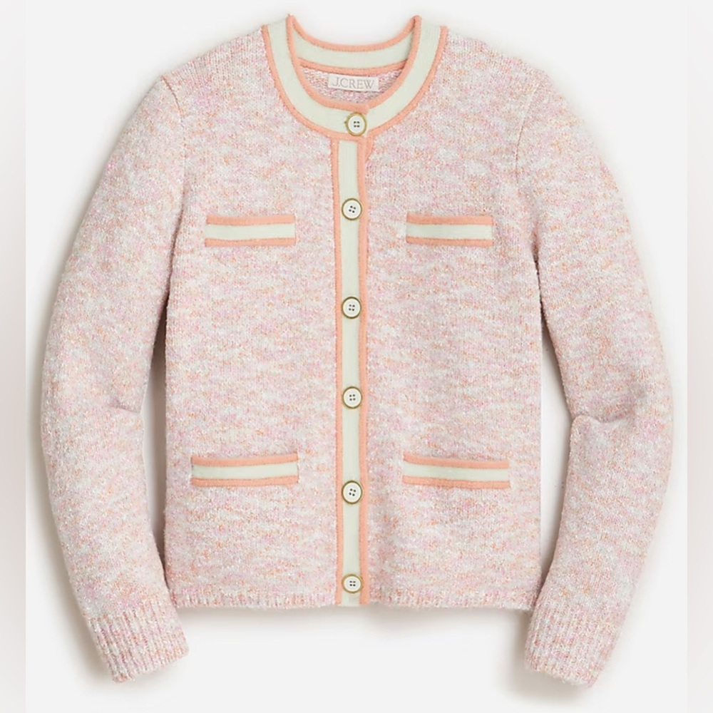 J.Crew Marled Sweater Lady Jacket  Size M